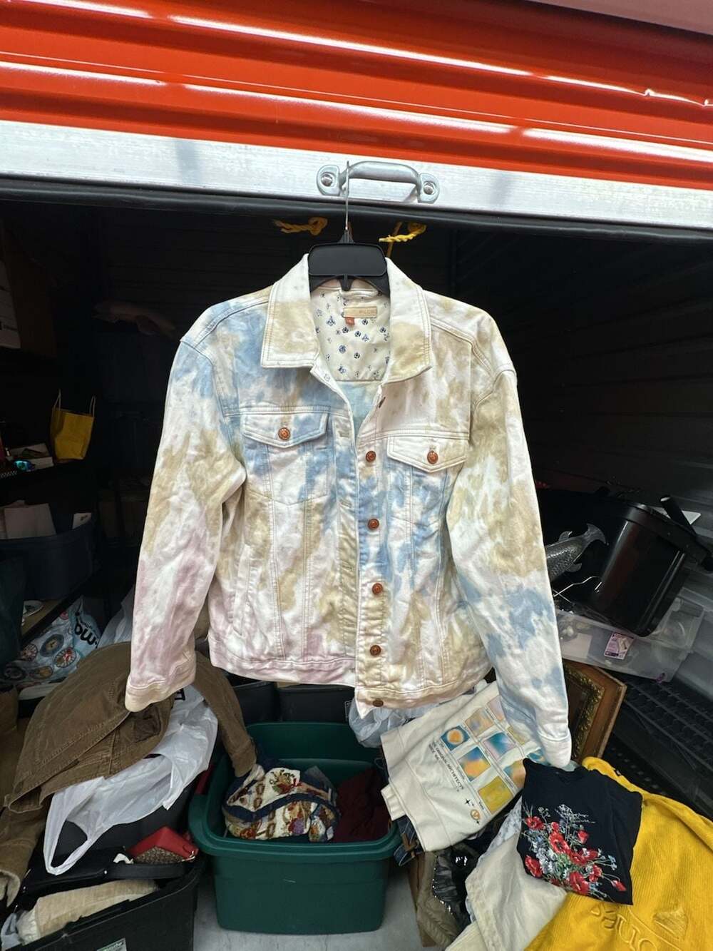 Pilcro Tie-Dye Denim Jacket